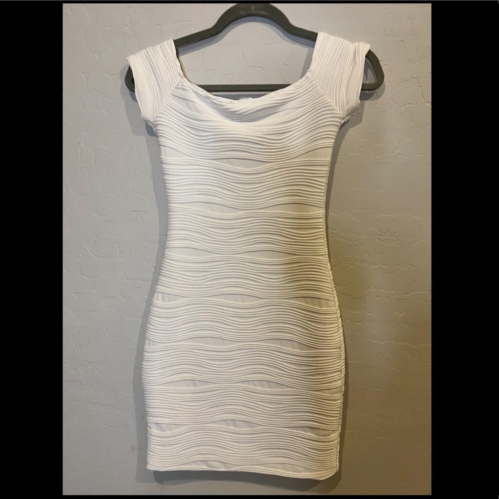 Wet Seal white bodycon dress.